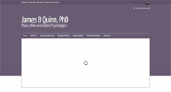 Desktop Screenshot of jamesbquinnphd.com